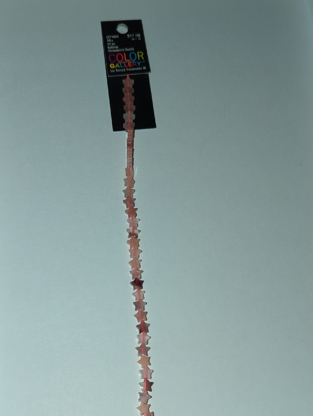 Hobby Lobby Pink Star Bead Strand